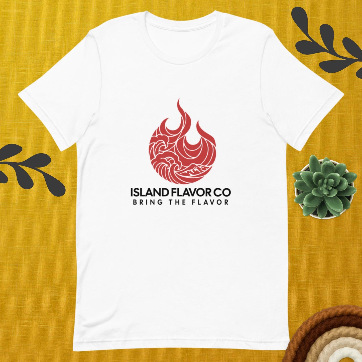 IFC fire logo T-shirt featuring Strawberry Pig wood chip label